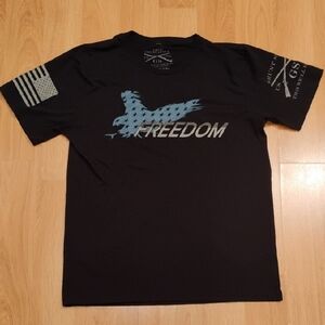Grunt Style Black and Blue Freedom Tee